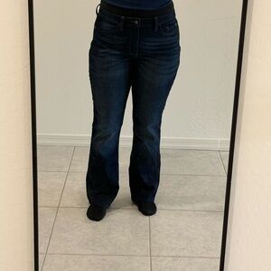 Boot Cut Dark Denim Jeans